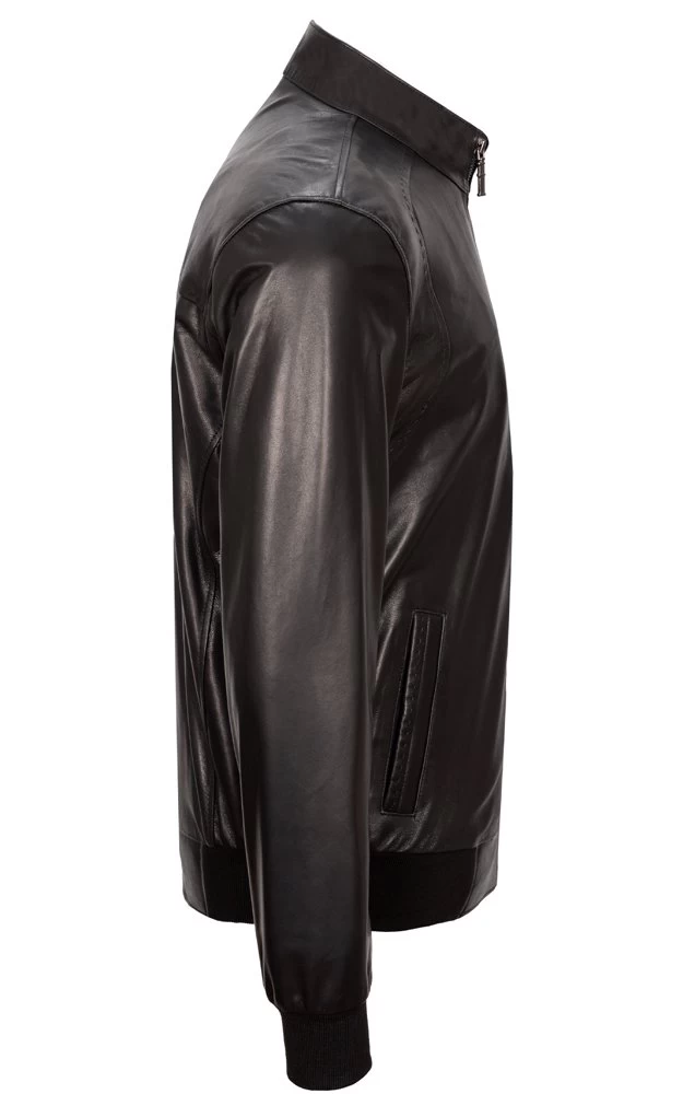 Paul Parker Men's Leather Jacket - Black 3 Paul Parker Men's Leather Jacket - Black - Image 3