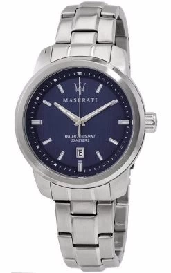 Maserati Successo Blue Dial Quartz R8853121004 Men's Watch