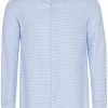 Oxford Men's Kenton Horizontal Strpe Shirt - Sky