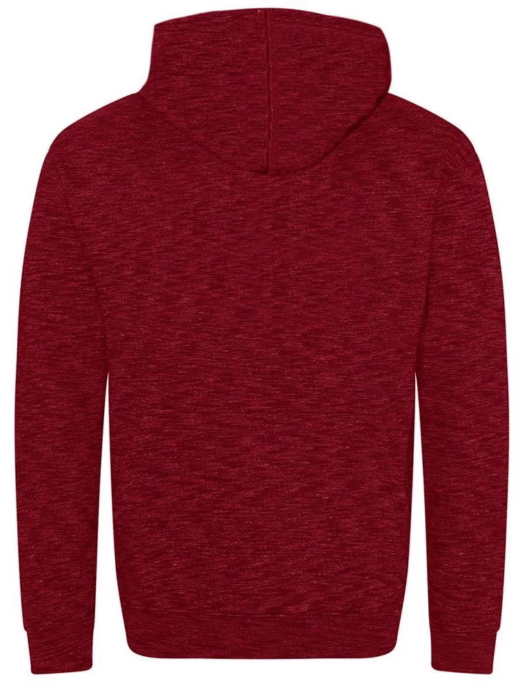 Awdis Mens Cosmic Blend Hoodie (Red/Black) - PC2891 2 Awdis Mens Cosmic Blend Hoodie (Red/Black) - PC2891 - Image 2