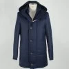 Made In Italy Blue Wool Jacket