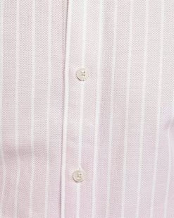 Oxford Men's Islington Regular Fit Striped Shirt - Pink -Fashion Menswear Shop 9cdf634ee1111151ce0bfc71e76960cd