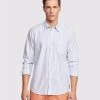 Oxford Men's Portland Regular Fit Striped Shirt - Blue