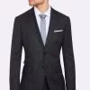 Oxford Men's Marlowe Wool Suit Jacket - Charcoal