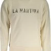 La Martina White Cotton Sweater