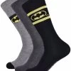 DC COMICS Batman Icons Crew Socks Boxed Set Of 3 Pairs