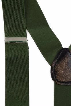 Wide Heavy Duty Adjustable 100Cm Olive Adult Mens Suspenders -Fashion Menswear Shop a0df2f05d90f4f04373df90a77f70f00