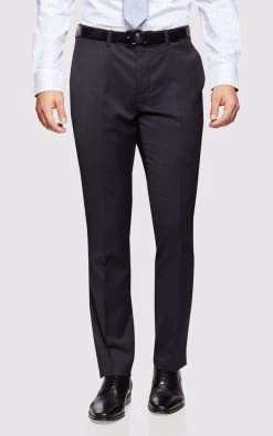 Oxford Men's Auden Wool Suit Trousers - Charcoal