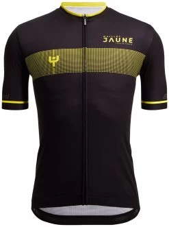 Santini Tour De France Yellow Dots Jersey - Black