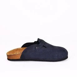 Moosefield Men's Boston Leather Sandals - Navy -Fashion Menswear Shop a3054fc8a77ffc39834466cf6fba3e3d