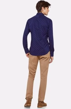 Oxford Men's Kenton Printed Shirt - Navy/Red 13 Oxford Men's Kenton Printed Shirt - Navy/Red -Fashion Menswear Shop a311f7386cc4ea2005a405c3803f5bb1