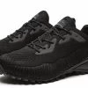 Beakey Mens Fashion Sneaker Breathable Trail Running Shoes-Black