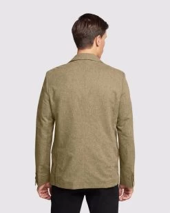 Oxford Men's Blake Linen Cotton Blazer - Khaki -Fashion Menswear Shop a5ca7ad67db94ef3e6fa0909be0253c4