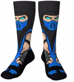 Mortal Kombat Sub-Zero Crossover Crew Socks