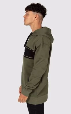 Mens Unit Valley Hoodie - MILITARY -Fashion Menswear Shop a7ee94260ddefd4016346f2dcedb8845