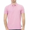 Baldinini Trend Pink Cotton Polo Shirt