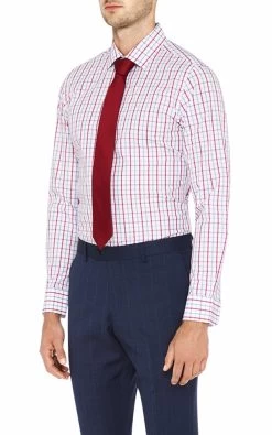 Oxford Men's Beckton Check Shirt Pink/ - Pink/Blue 8 Oxford Men's Beckton Check Shirt Pink/ - Pink/Blue -Fashion Menswear Shop a94dd11f23b31d8578373ca3ff123608