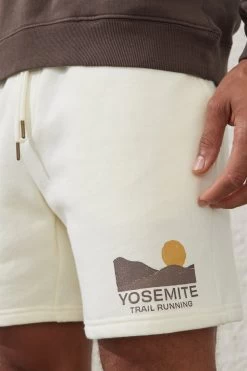 Cotton On Active Graphic Fleece Short Yellow -Fashion Menswear Shop a965c474987ad7eeb8e06c7038dce40a