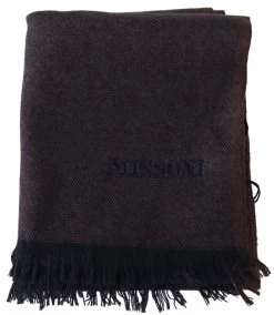 Missoni Brown 100% Cashmere Unisex Neck Wrap Fringes Scarf -Fashion Menswear Shop a99a9338e32a205f2fb73fd41b234ccb