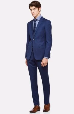 Oxford Men's New Hopkins Wool Suit Jacket - Navy -Fashion Menswear Shop aafac9862a402df66f5d64cdfa27c2a6