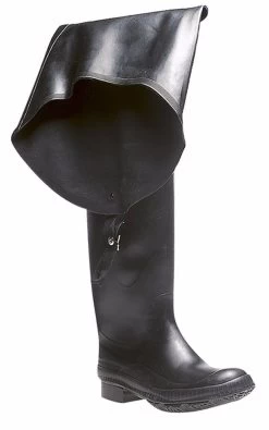 Stormwells Mens Thigh Fishing Waders (Black) - DF981