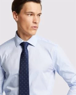 Oxford Men's Beckton Shirt - Light Blue -Fashion Menswear Shop ab97e5c064f4edb45ac526be8ea55587