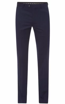 Oxford Men's Hopkins Wool Trousers - Blue