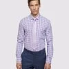 Oxford Men's Beckton Checked Shirt - Red/Blue