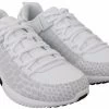 Plein Sport White Polyester Adrian Sneakers Shoes