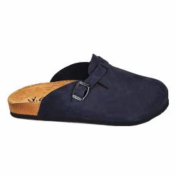 Moosefield Men's Boston Leather Sandals - Navy