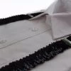Adjustable 100Cm Black Mens & Womens Sequin Suspenders