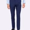 Oxford Men's Hopkins Wool Mohair Trousers - Navy