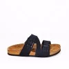 Moosefield Men's Leather Sandals - Navy