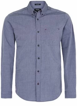 Oxford Men's Uxbridge Slim Fit Shirt - Navy