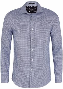 Oxford Men's Trafalgar Cutaway Collar Shirt - Navy