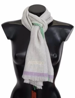 Missoni Multicolor Lined Cashmere Unisex Wrap Scarf
