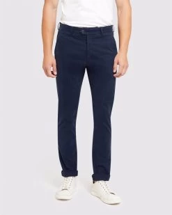 Oxford Men's Luka Stretch Organic Cotton Pants - Classic Blue