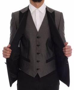 Mens Dolce & Gabbana Black Brown Silk MARTINI Blazer -Fashion Menswear Shop b0777fa7fc53804c21c26110060ae700