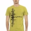 Trussardi Action Green Cotton T-Shirt