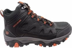 Skechers Mens Comfortable Relaxed Fit Pine Trail Gotera Leather Boots - Black