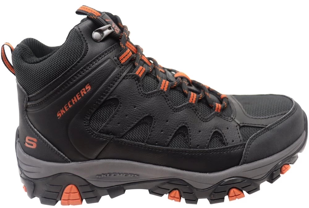 Skechers Mens Comfortable Relaxed Fit Pine Trail Gotera Leather Boots - Black 1 Skechers Mens Comfortable Relaxed Fit Pine Trail Gotera Leather Boots - Black