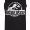 Jurassic World Mens Distressed Logo Vest (Black) - NS5140
