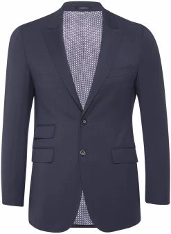 Oxford Men's Hopkins Peak Lapel Wool Suit Jacket - Gunmetal -Fashion Menswear Shop b2622ad24f4f4c1dbc24f138b63ba8c4