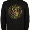 Cobra Kai Mens Logo Hoodie (Black/Yellow/Red) - TV355