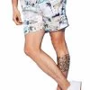 Royalty By Maluma Men's Swimwear Swim Trunks - Color: Hawaii Print