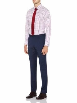 Oxford Men's New Hopkins Suit Trousers - Navy -Fashion Menswear Shop b5c32eee01f44cdf2ac613305f944dbe