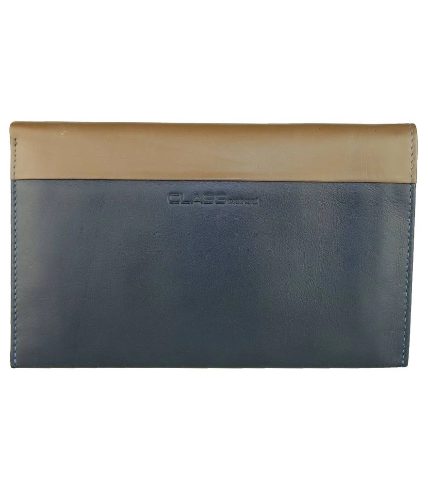 Cavalli Class Blue Leather Wallet 1 Cavalli Class Blue Leather Wallet