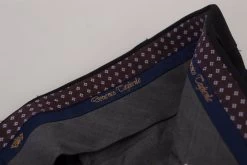 Domenico Tagliente Black Polyester Tapered Dress Pants -Fashion Menswear Shop b6861403cc2006762999fda1c33414a0