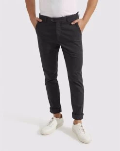 Oxford Men's Luka Stretch Casual Organic Cotton Pants - Gunmetal 9 Oxford Men's Luka Stretch Casual Organic Cotton Pants - Gunmetal -Fashion Menswear Shop b69993df5fc8c3062c1d9be58954de95