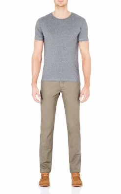 Oxford Men's Max Spotprint Crew T-Shirt - Grey/Red -Fashion Menswear Shop b69a308c0b47112d96299adf35476f74